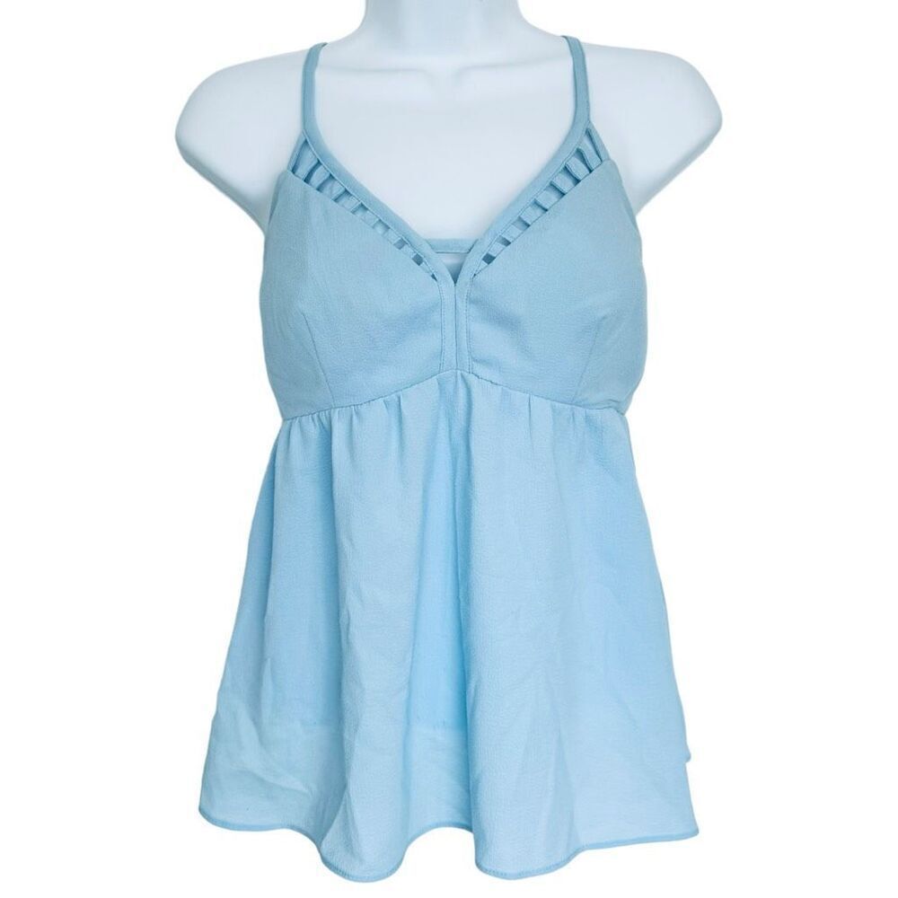 Candie’s Baby Blue Tank Top Women’s Size Small